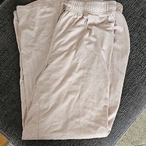 Tahari Striped Cream Pajama Pants
